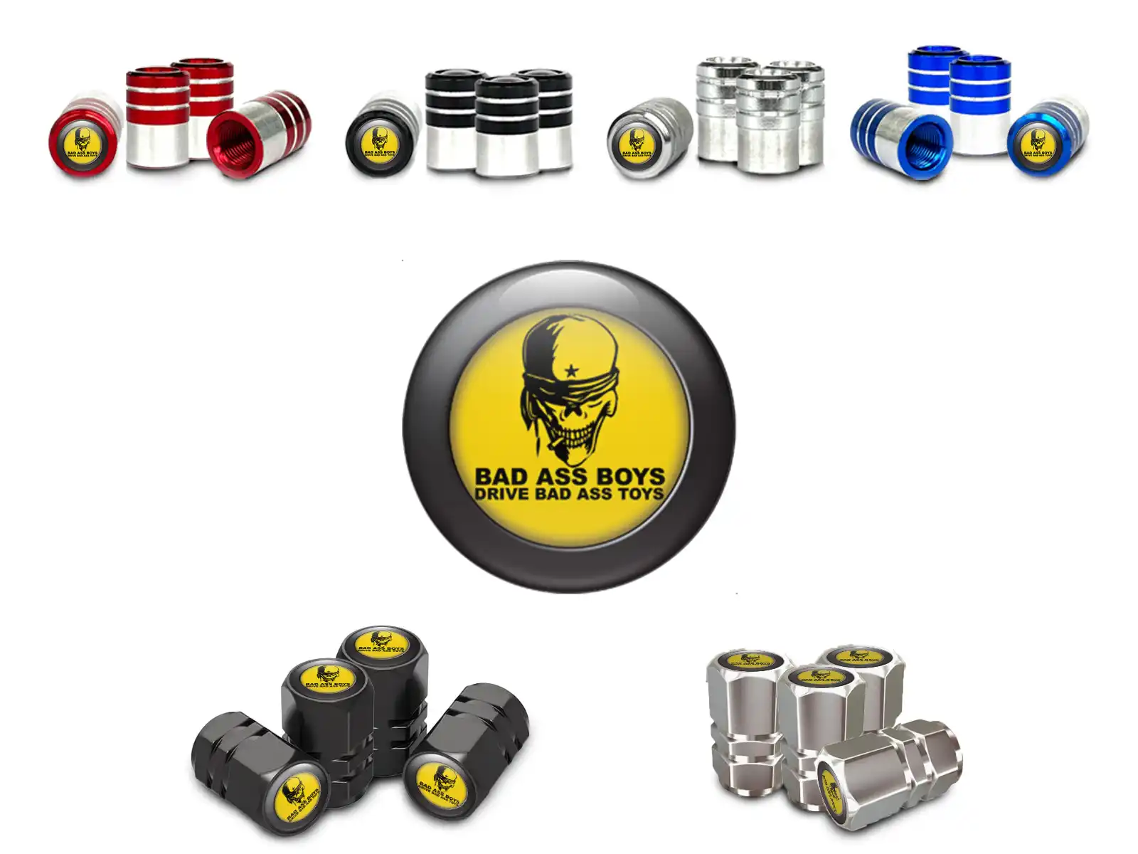 Wheel Valve Stem Caps for Bicycle High Mark